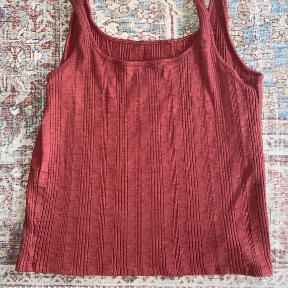 ✰ American Eagle Rust Orange Tank Top XL ✰ - Picture 2 of 3